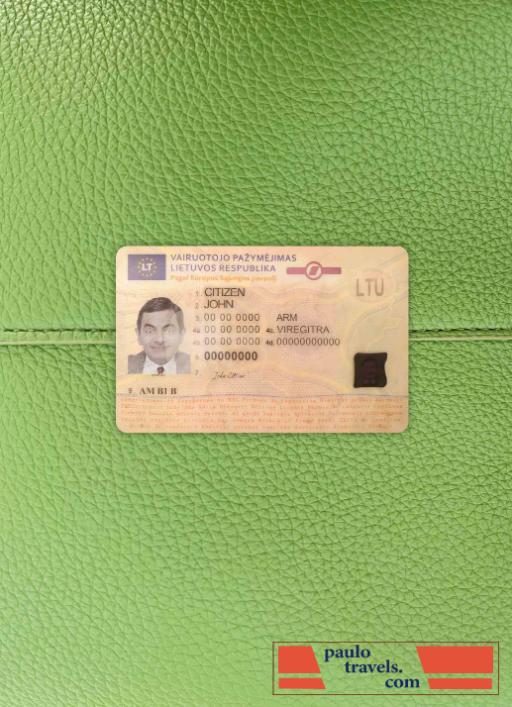 Lithuania dl photolook FRONT PSD template